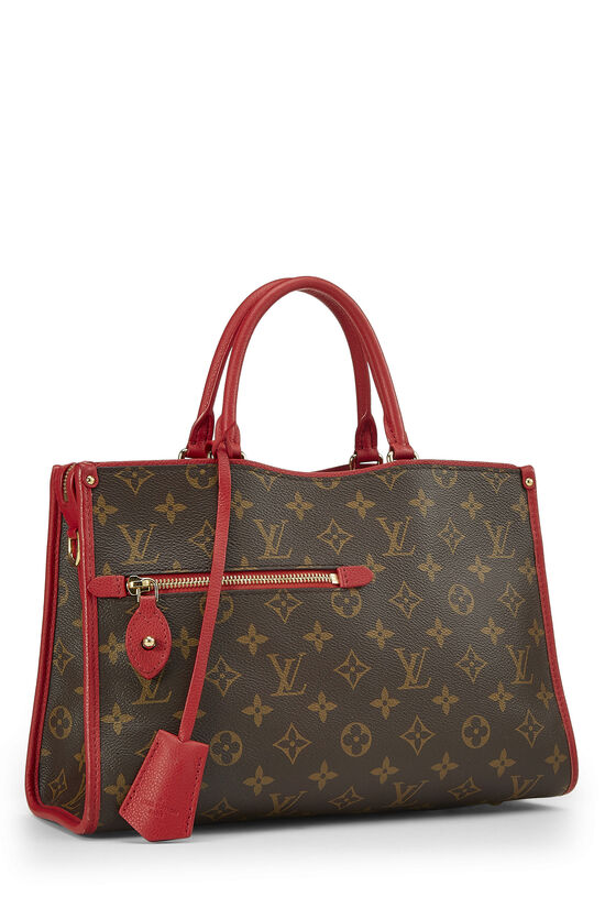 Louis Vuitton Top Handle Popincourt Monogram PM Red in Canvas/Calfskin with  Brass - US