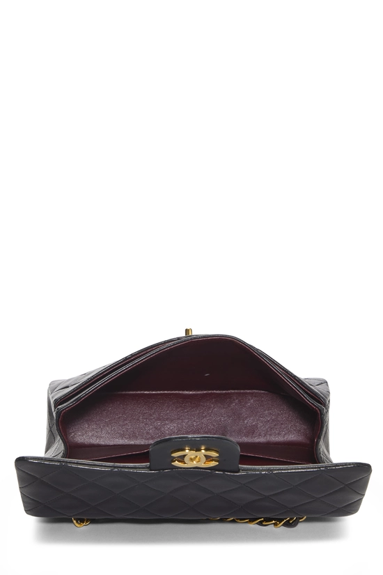 Black Quilted Lambskin Classic Double Flap Medium, , large image number 5