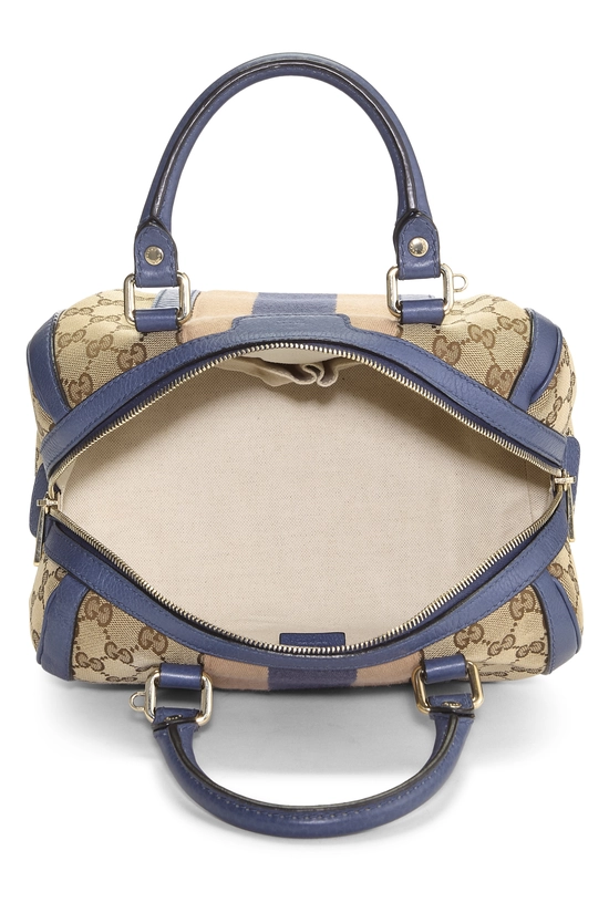 Blue Original GG Canvas Web Boston Bag Small, , large image number 5