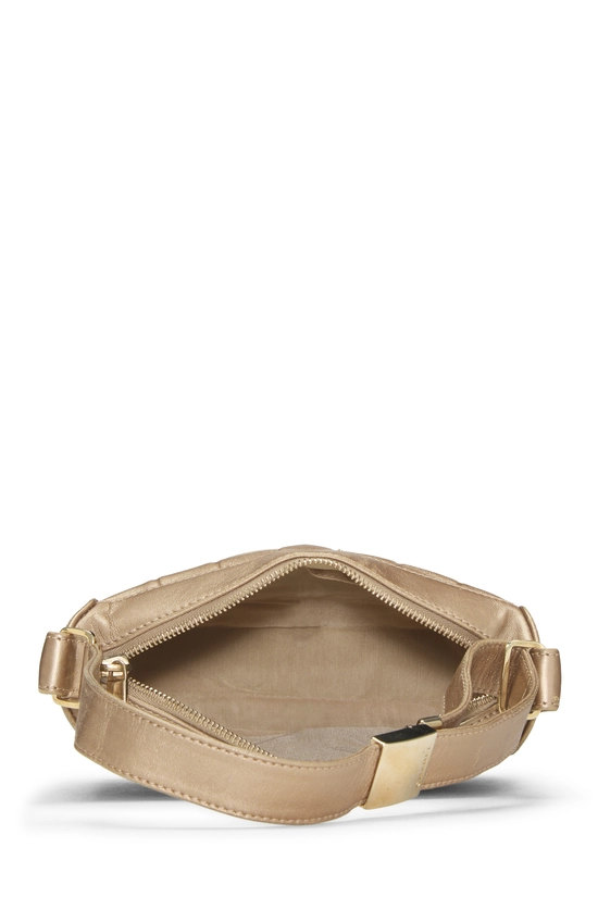 Gold Lambskin Chocolate Bar Shoulder Bag Mini, , large image number 5