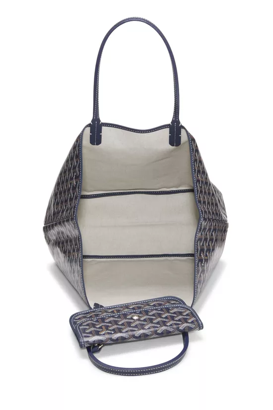 Navy Goyardine Canvas Saint-Louis PM, , large image number 5