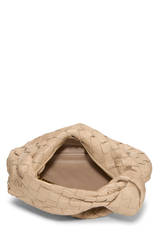 Beige Intrecciato Leather Jodie Mini, , large image number 5