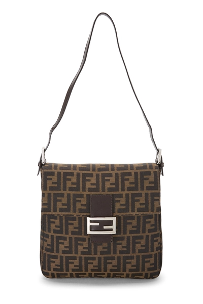 Fendi Brown Zucca Shoulder Bag