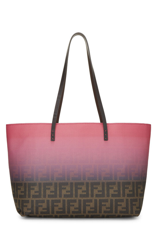 Pink Zucca Coated Canvas Roll Tote, , large image number 3