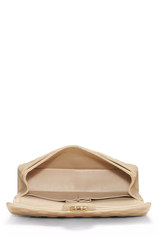 Beige Quilted Lambskin Classic Double Flap Medium, , large image number 5