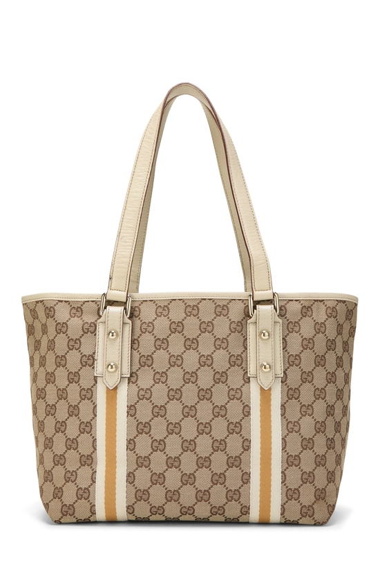 White Original GG Canvas Jolicoeur Tote, , large image number 3