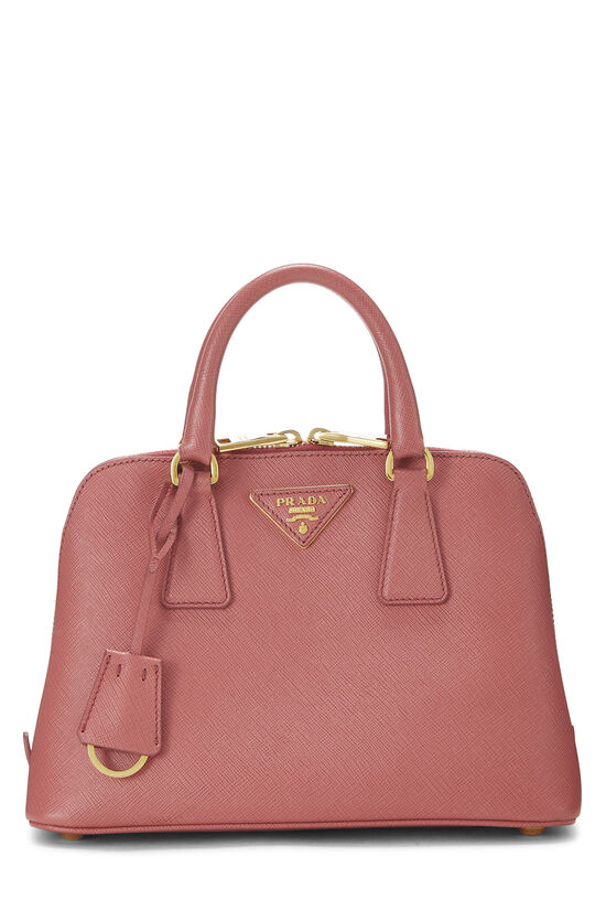 Pink Saffiano Leather Promenade Small, , large image number 0