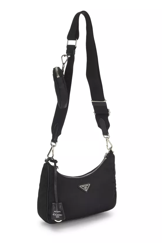 Black Tessuto Re-Edition 2005 Hobo Mini, , large image number 1