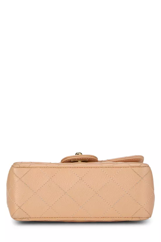 Pink Quilted Caviar Half Flap Mini, , large image number 4