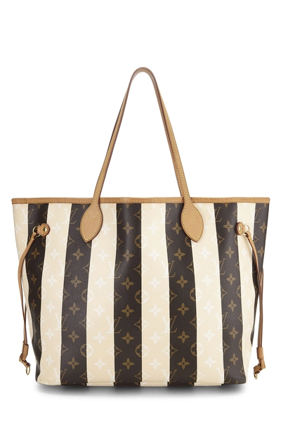 Monogram Canvas Cream Rayures Neverfull MM