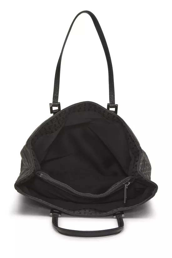 Black Zucchino Canvas Vertical Tote Small, , large image number 5