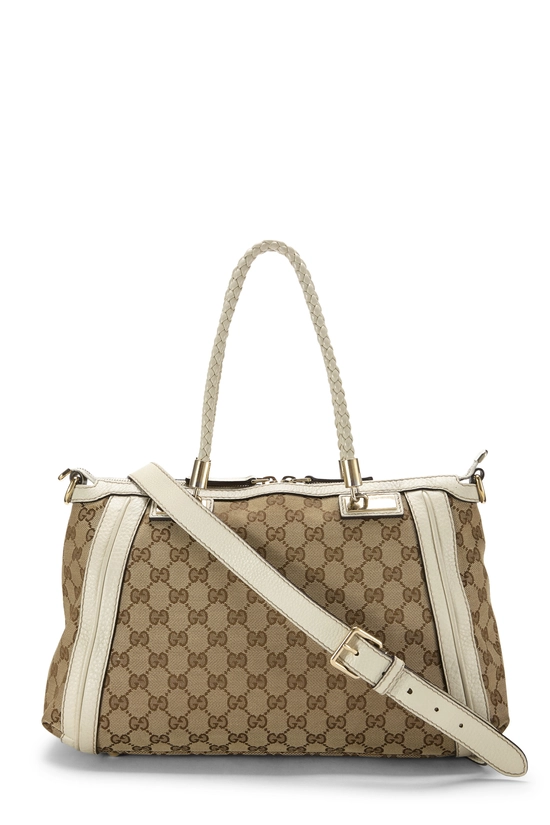 Original GG Canvas Bella Zip Tote, , large image number 3