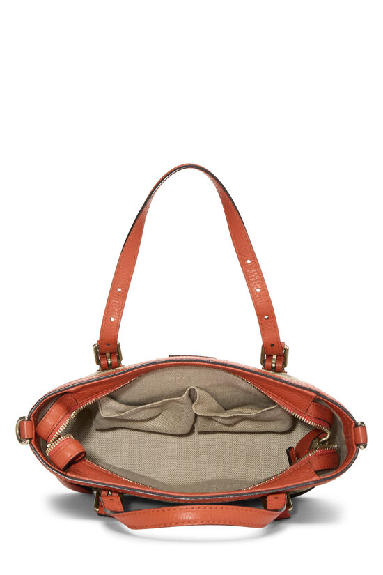 Orange Original GG Canvas Convertible Zip Handbag Small, , large image number 5