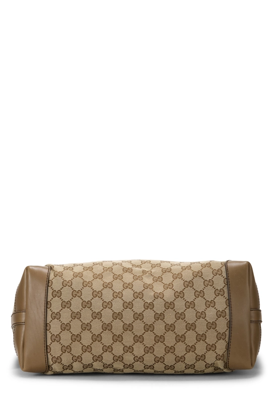 Brown Original GG Canvas Craft Tote Large, , large image number 4