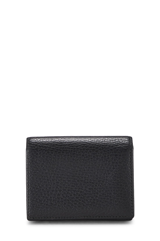 Black Leather GG Card Case, , large image number 2