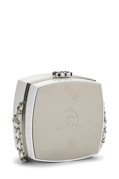 Chanel White Patent Leather Minaudiere — photo 2