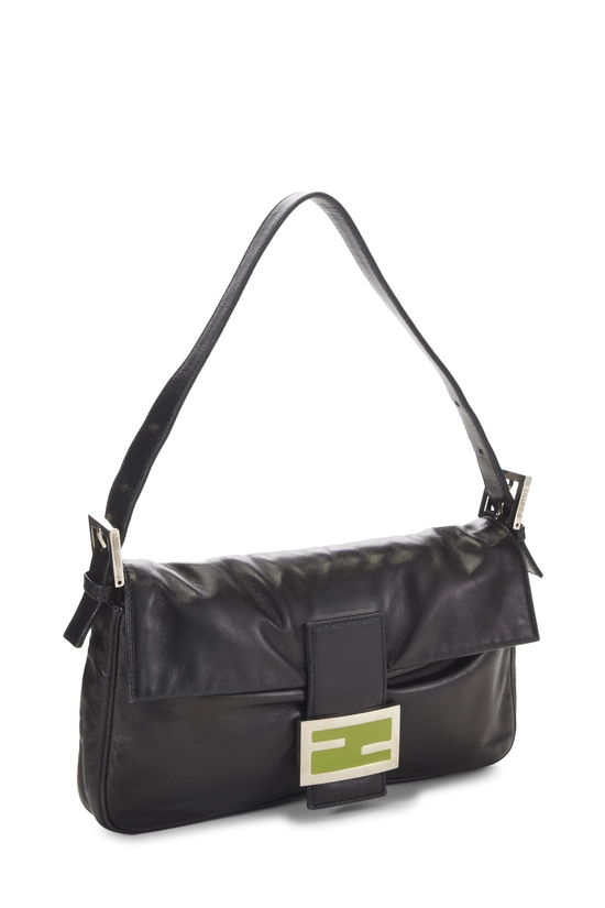 Black Leather Baguette, , large image number 1