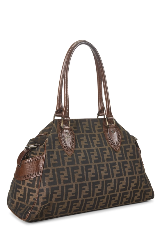 Brown Zucca Canvas Bag Du Jour Medium, , large image number 1