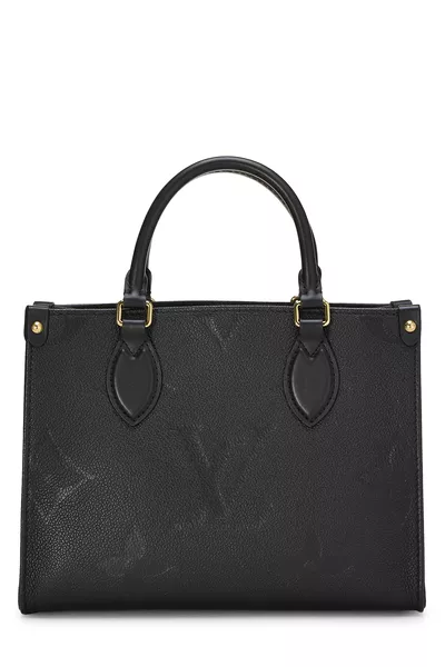 Black Giant Monogram Empreinte On The Go PM