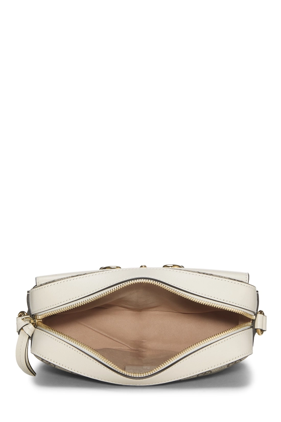 White GG Supreme Canvas Horsebit Camera Bag, , large image number 5