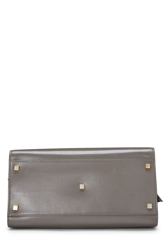 Grey Calfskin Uptown Tote Medium, , large image number 4