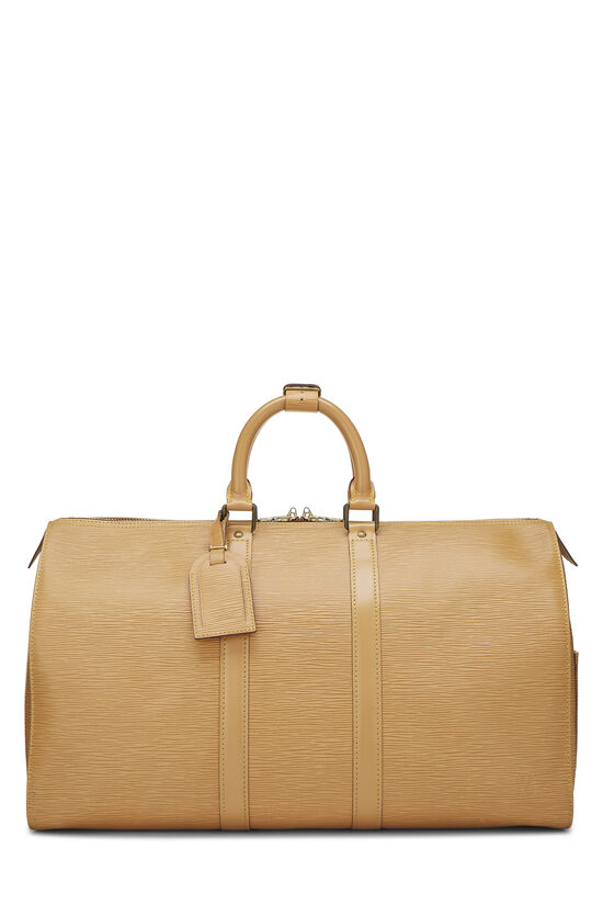 Louis Vuitton Cannelle Epi Keepall - What Around Comes Around