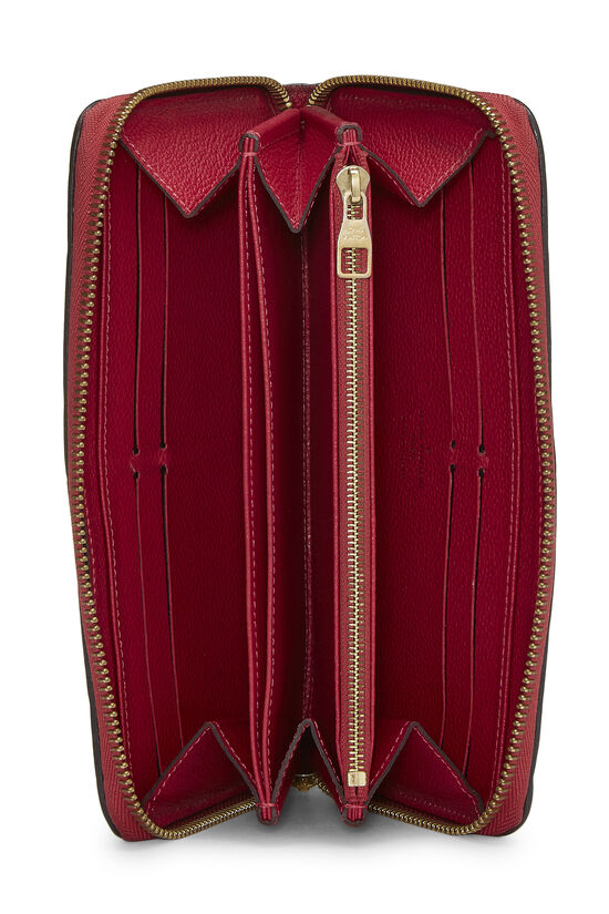 Louis Vuitton Cerise Monogram Empreinte Leather Zippy Wallet