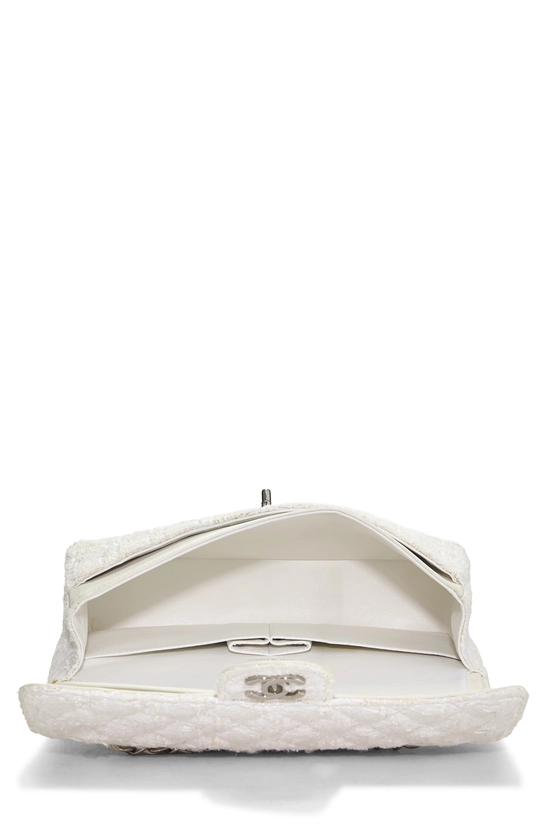 White Tweed Double Flap Medium, , large image number 5