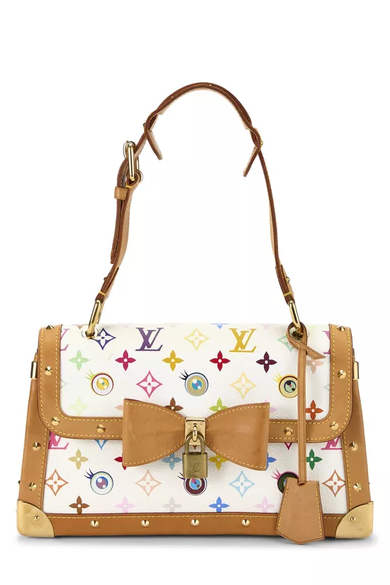 Takashi Murakami x Louis Vuitton White Monogram Multicolore Eye Need You Bag, , large image number 0