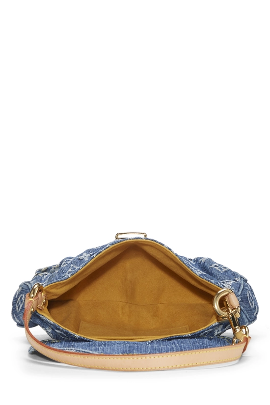 Blue Monogram Denim Pleaty Mini, , large image number 5