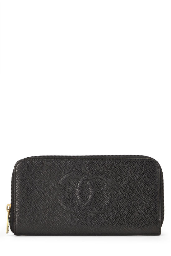 Chanel CC Timeless Zip Around Wallet