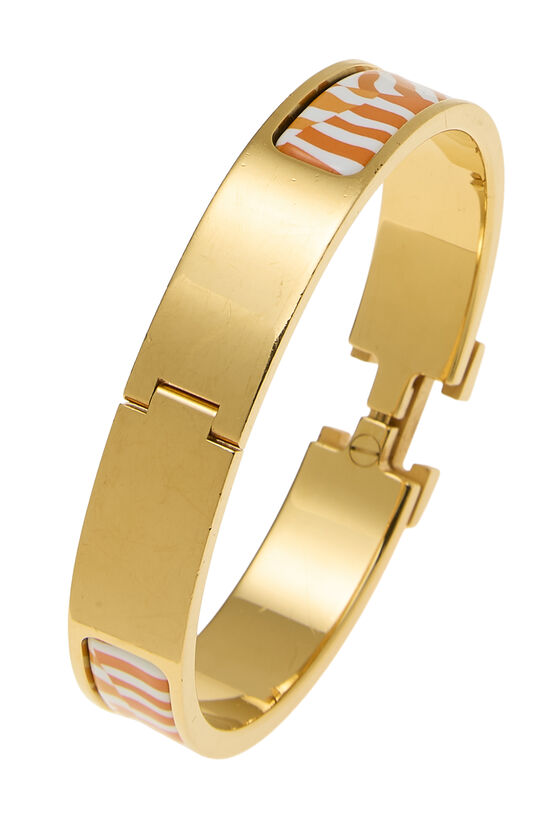 Orange & White Clic Clac H Narrow, , large image number 1