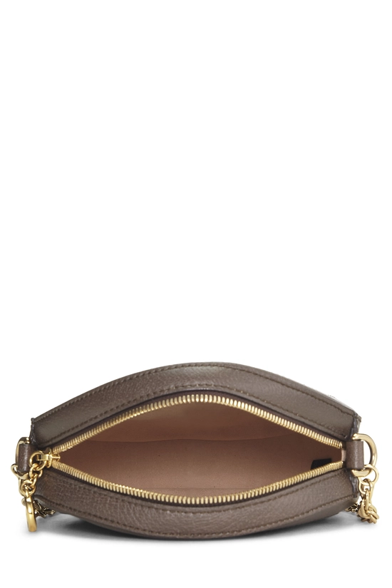 Brown GG Supreme Ophidia Round Shoulder Bag Mini, , large image number 5