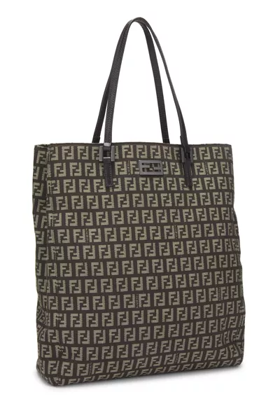 Brown Zucchino Canvas Vertical Tote, , large