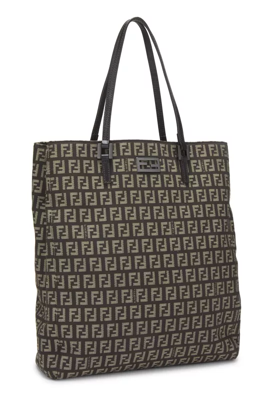 Brown Zucchino Canvas Vertical Tote, , large image number 1