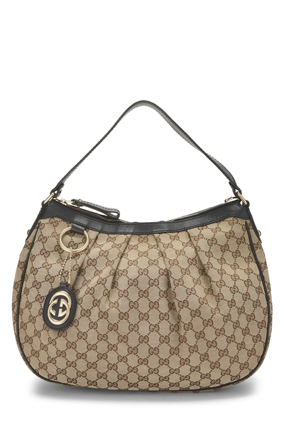 Black Original GG Canvas Sukey Hobo