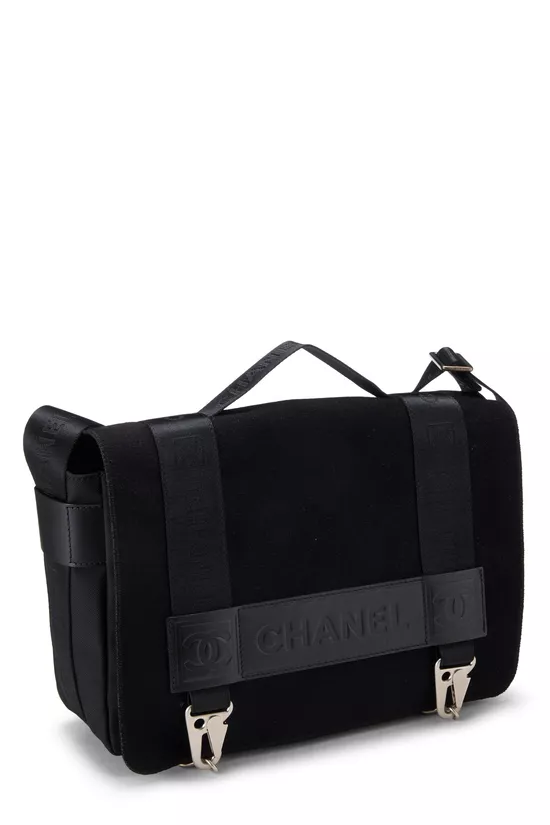 Black Nylon Sportline Messenger, , large image number 1
