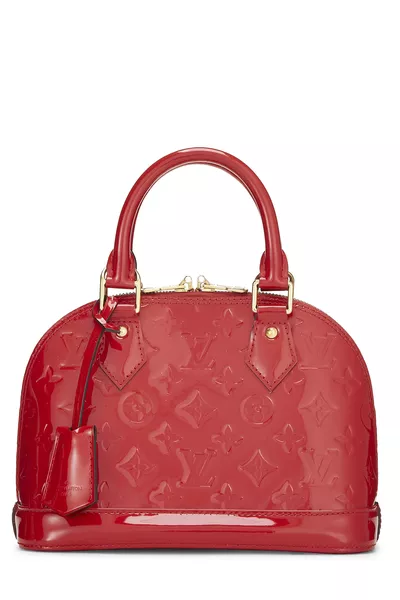 Louis Vuitton Cerise Monogram Vernis Alma BB
