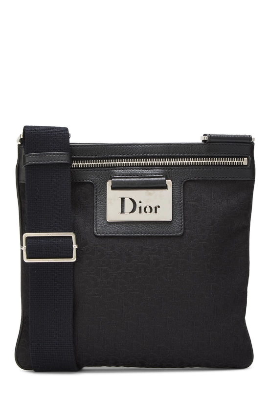 Black Trotter Canvas Street Chic Crossbody Bag, , large image number 0
