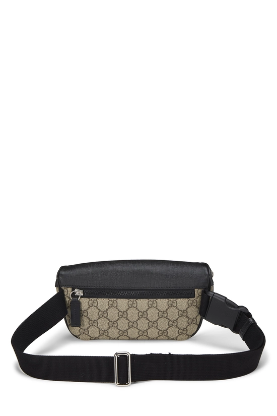 Black GG Supreme Canvas Eden Belt Bag, , large image number 3