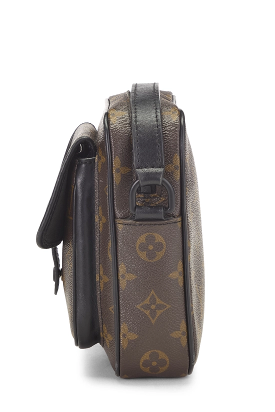 Black Monogram Macassar Christopher Wearable Wallet , , large image number 2