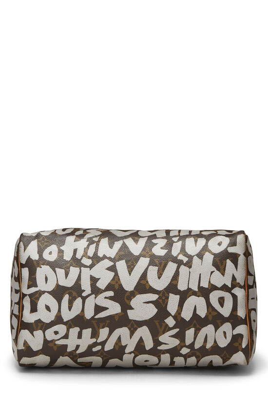Stephen Sprouse x Louis Vuitton Monogram Grey Graffiti Speedy 30, , large image number 4