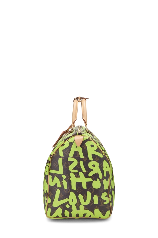 Stephen Sprouse x Louis Vuitton Monogram Green Graffiti Keepall 50, , large image number 2