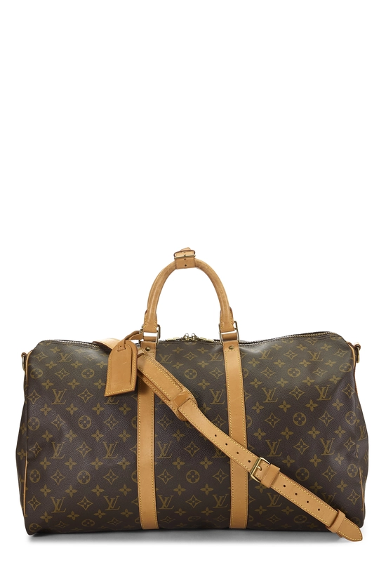 Monogram Canvas Keepall Bandouliere 50, , large image number 0