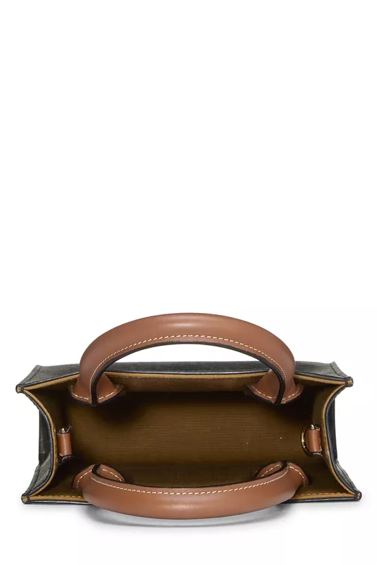 Brown Coated Canvas Triomphe Vertical Cabas Mini, , large image number 5