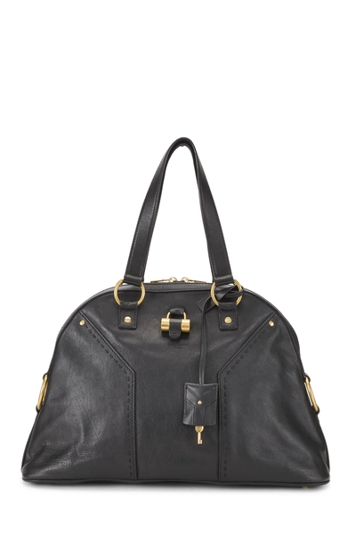 Black Leather Muse Large