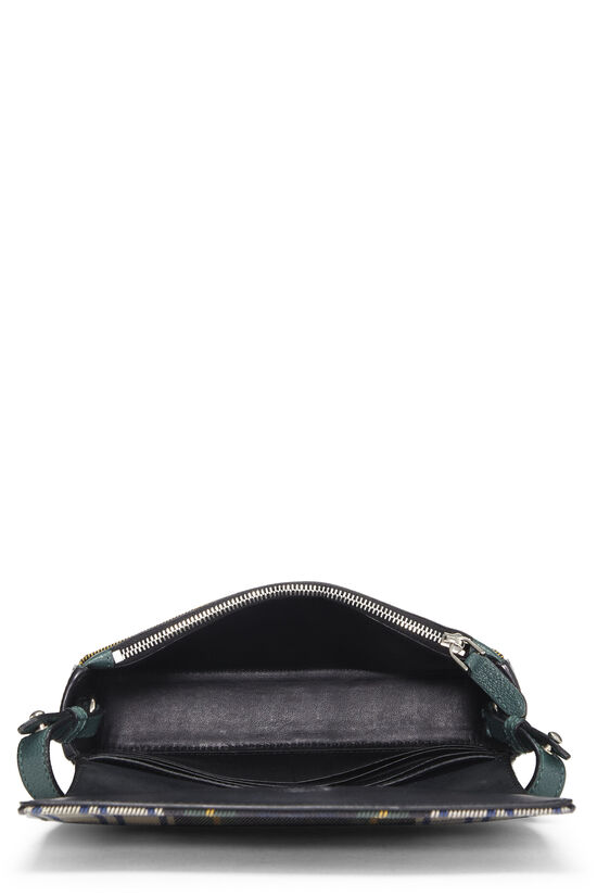 Beige Haymarket Check Coated Canvas Crossbody, , large image number 5