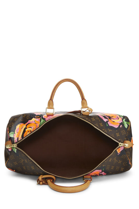 Stephen Sprouse x Louis Vuitton Monogram Roses Keepall 50, , large image number 6