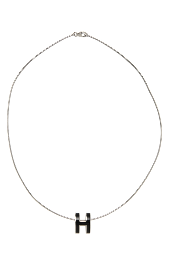 Black Pop H Necklace, , large image number 0
