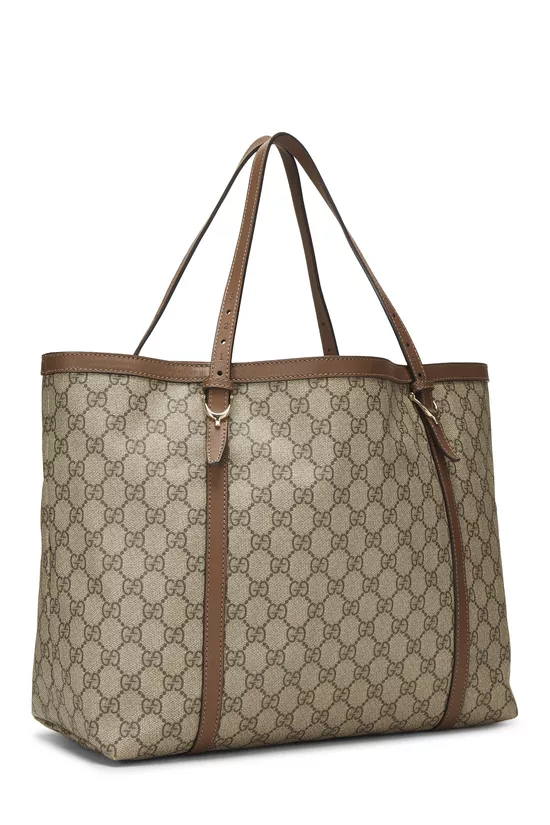 Brown GG Supreme Canvas Nice Tote, , large image number 1